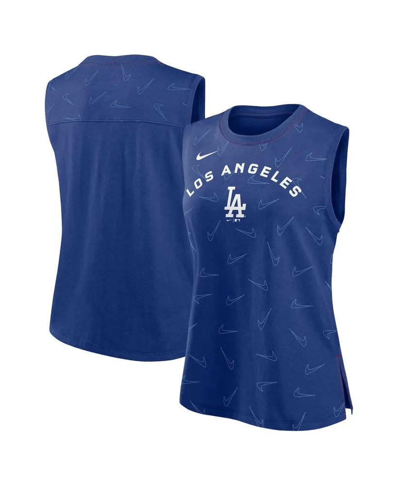 New Era Women's Royal Los Angeles Dodgers Active Racerback Tank Top