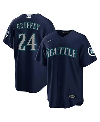 Men's Nike Ken Griffey Jr. Navy Seattle Mariners Alternate Replica Player Jersey