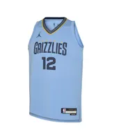 Big Boys and Girls Jordan Ja Morant Blue Memphis Grizzlies 2022/23 Swingman Jersey - Statement Edition