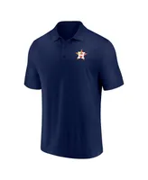 Men's Fanatics Navy, White Houston Astros Polo Shirt Combo Set