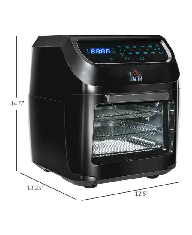 Elite Gourmet 23L Digital Air Fryer Oven in Black