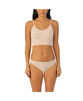 On Gossamer Women's Cabana Cotton Seamless Longline Bralette G5282