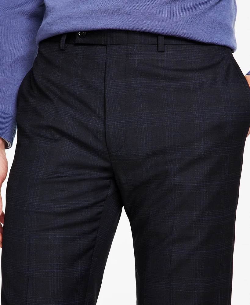 Calvin Klein Men's Slim-Fit Wool-Blend Stretch Suit Pants