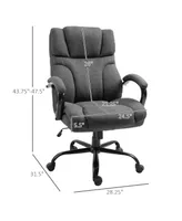 Vinsetto 500lbs Swivel Big/Tall Office Computer Desk Chair w/ Wheels