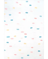 nuLoom Whimsy Calla Kids Polka Dot Nursery or Playroom 6' x 9' Area Rug