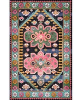 Nuloom Shanti Transitional Floral Marcia Area Rug