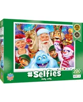 Masterpieces Selfies - Holly Jolly 200 Piece Jigsaw Puzzle for kids