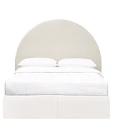 Coaster Home Furnishings Asian Hardwood June Upholstered Arched Twin Headboard
