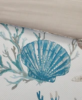 Madison Park Pebble Beach 6-Pc. Duvet Cover Set