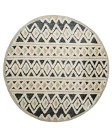 Closeout! Lr Home Sweet SINUO54111 6' x 6' Round Area Rug