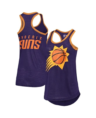Women's G-iii Sports by Carl Banks Purple Phoenix Suns Showdown Burnout Tank Top