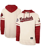 Men's '47 Brand Cream St. Louis Cardinals Trifecta Shortstop Pullover Hoodie