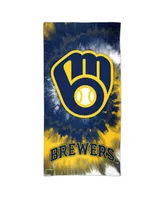 Wincraft Milwaukee Brewers 60'' x 30'' Tie-Dye Spectra Beach Towel