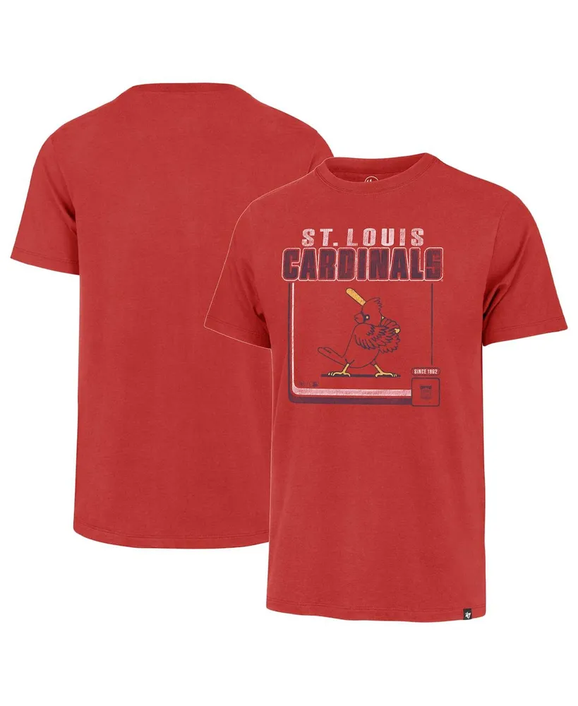 Men's '47 Brand Red St. Louis Cardinals Borderline Franklin T-shirt