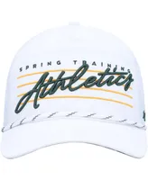 Men's '47 Brand White Oakland Athletics Downburst Hitch Snapback Hat