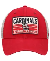 Men's '47 Brand Red, Tan St. Louis Cardinals Four Stroke Clean Up Trucker Snapback Hat