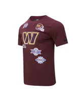 Men's Pro Standard Burgundy Washington Commanders Championship T-shirt