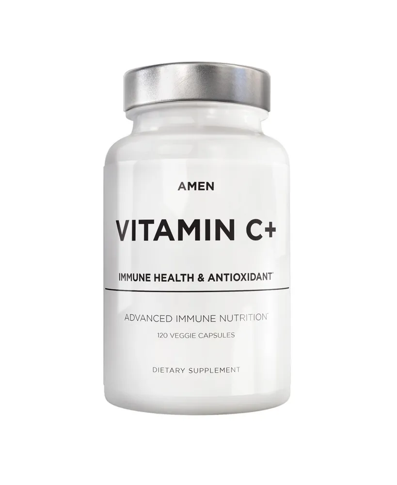 Amen Vitamin C, Citrus Bioflavonoids Fruits, Vitamins Capsules Supplement - 120ct