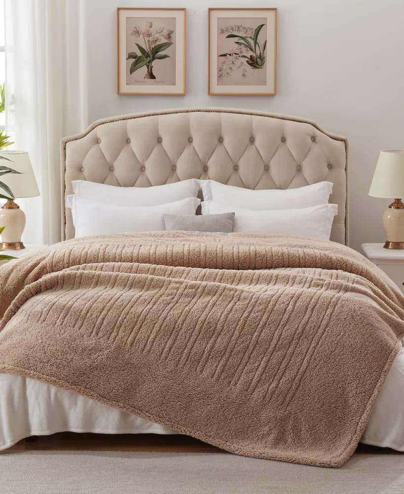 Serta Electric Plush Blanket, Twin - Macy's