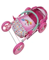 Baby Alive Deluxe Pink Rainbow Classic Doll Pram