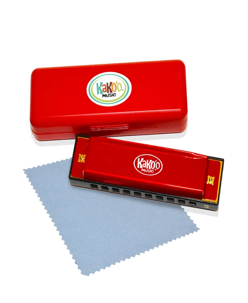 KaKo'o Music Classic Red Metal Harmonica