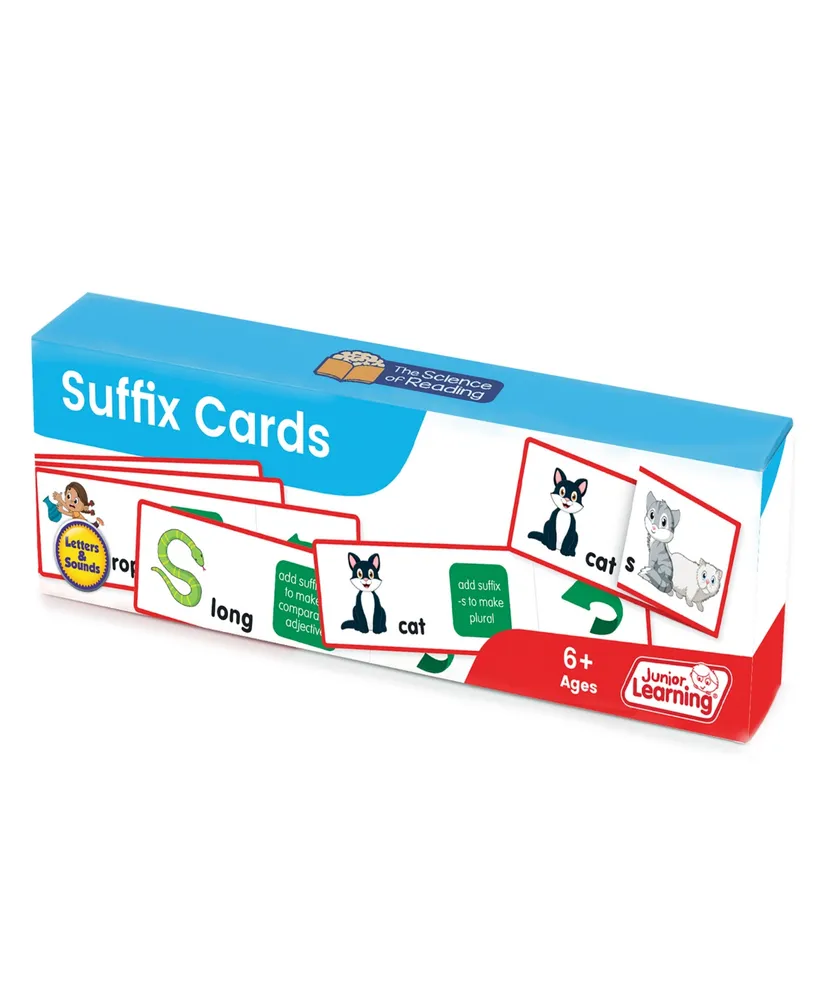 Junior Learning Suffix Flashcards