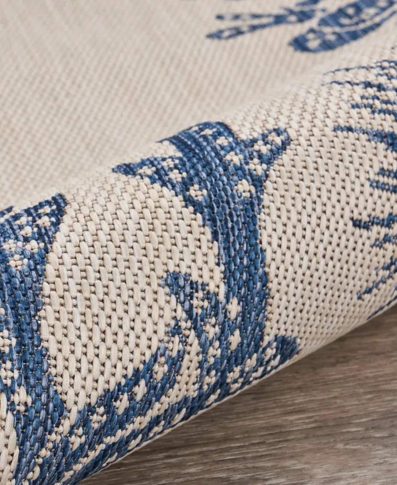 Lr Home Sean SEADE81873 5'3" x 7' Outdoor Area Rug