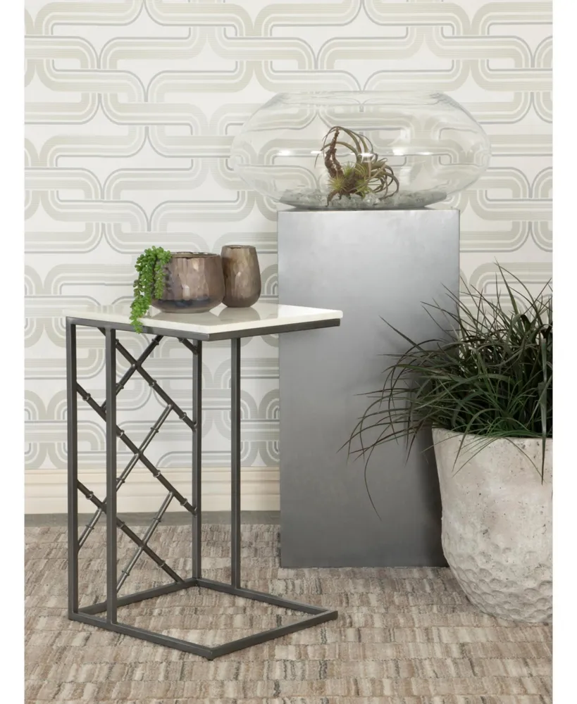 Coaster Home Furnishings Accent Table with Marble Top