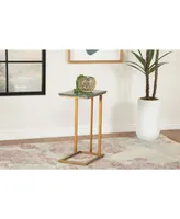 Coaster Home Furnishings Accent Table with Marble Top - Green, Antique