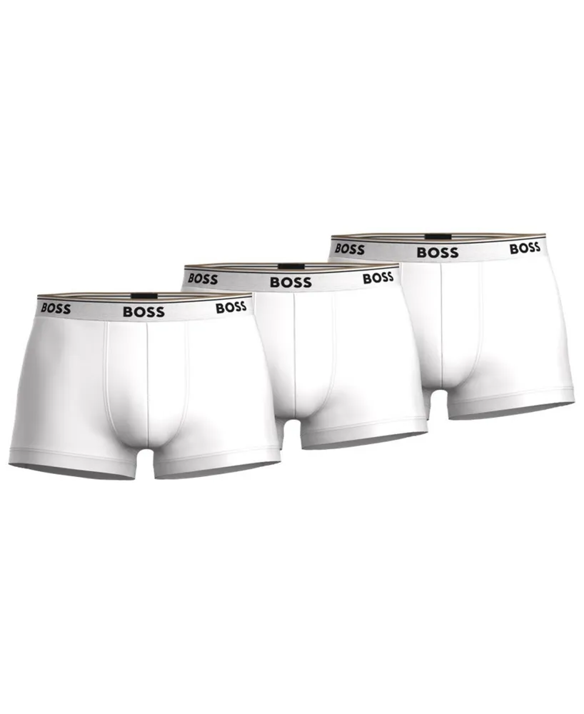 Hugo by Boss Men's Power 3-Pk. Trunk Underwear