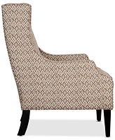 Closeout! Kallison Fabric Wing Chair, Created for Macy's