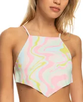 Roxy Juniors' Tropics Hype Cropped Tankini Top