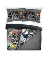 Jay Franco Star Wars Comic Microfiber 3 Piece Comforter Shams Set, Full