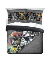 Jay Franco Star Wars Comic Microfiber 3 Piece Comforter Shams Set Collection