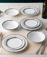 Noritake Laurelvale 4 Piece Dinner Plate Set, Service for 4