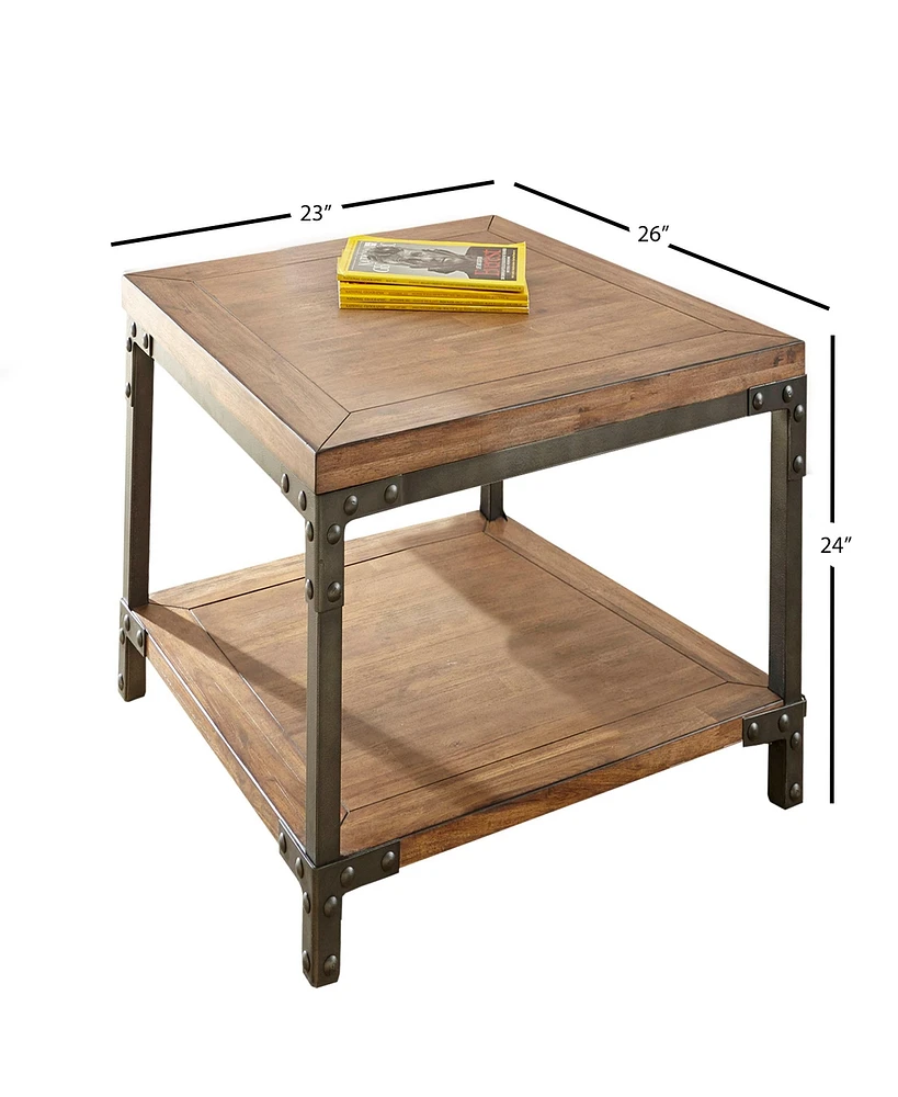 Steve Silver Lantana 26" Wood Finish End Table