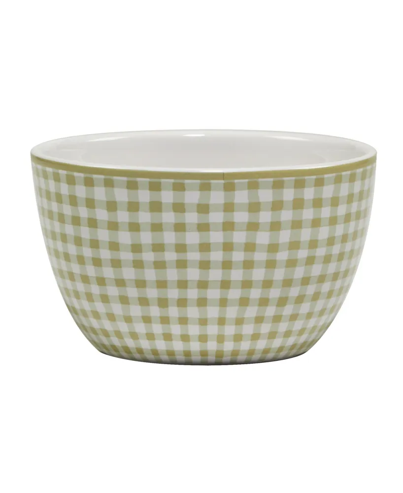 Certified International Green Fields Set of 4 Ice Cream Bowl