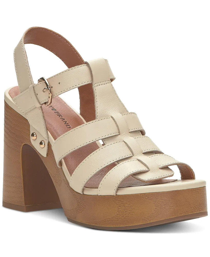 Lucky Brand Women's Imana Strappy Slingback Platform Dress Sandals