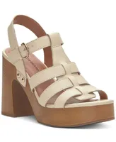 Lucky Brand Women's Imana Strappy Slingback Platform Dress Sandals