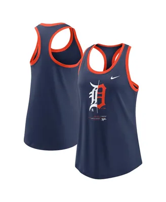 Women's Nike Navy Detroit Tigers Tech Tank Top