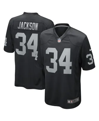 Men's Nike Bo Jackson Black Las Vegas Raiders Game Retired Player Jersey