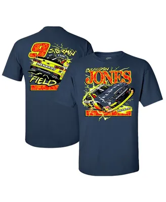 Men's Jr Motorsports Official Team Apparel Navy Brandon Jones Car T-shirt