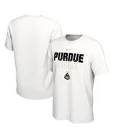 Men's Nike White Purdue Boilermakers On Court Bench T-shirt