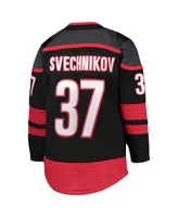 Big Boys and Girls Andrei Svechnikov Black Carolina Hurricanes Alternate Premier Player Jersey