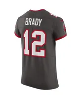 Men's Nike Tom Brady Pewter Tampa Bay Buccaneers Alternate Vapor Elite Jersey