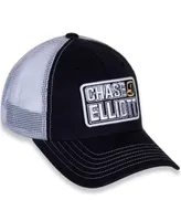 Women's Hendrick Motorsports Team Collection Black and White Chase Elliott Name and Number Patch Adjustable Hat