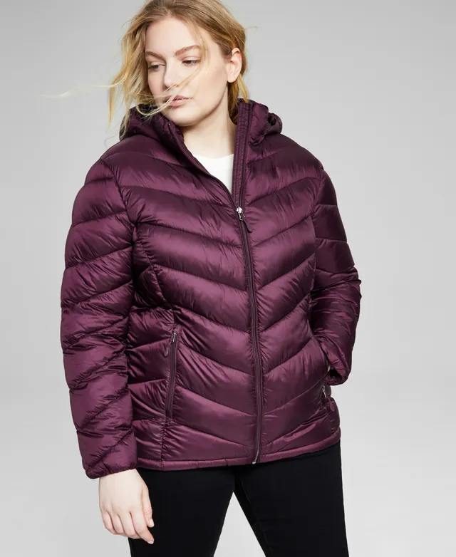 Charter Club Petite Water-Resistant Hooded Anorak Jacket, Created for  Macy's