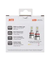 Sylvania H11 Led Powersport Headlight Bulbs for Off-Road Use or Fog Lights - 2 Pack