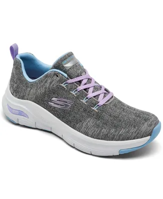 Skechers Women's Arch Fit - Comfy Wave Support Walking Sneakers from Finish Line