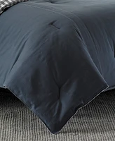 Eddie Bauer Kingston Cotton Reversible 3 Piece Duvet Cover Set, King